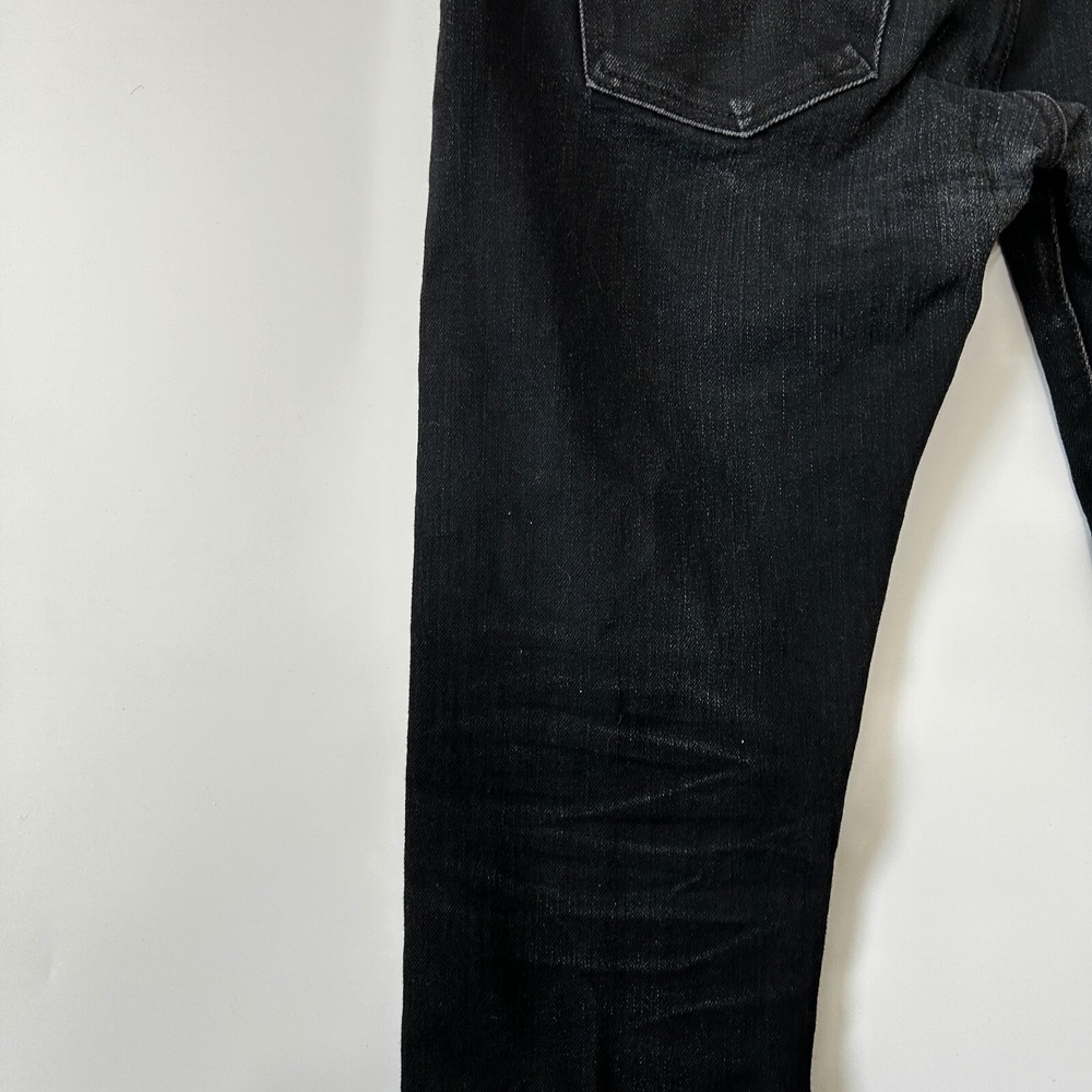 Hiroshi Kato The Needle Skinny Jeans Mens Size 30 Selvedge Black Raw Stretch USA - Picture 7 of 16